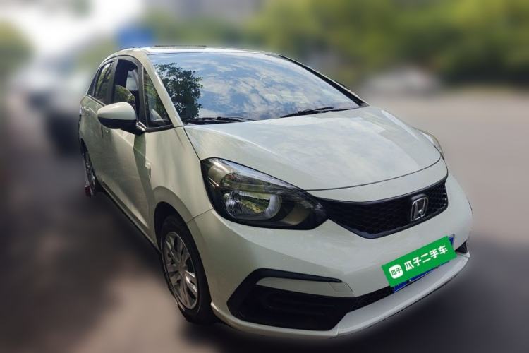 Used Honda Fit 2021 1.5L CVT Trend Edition Front Right 45 Deg