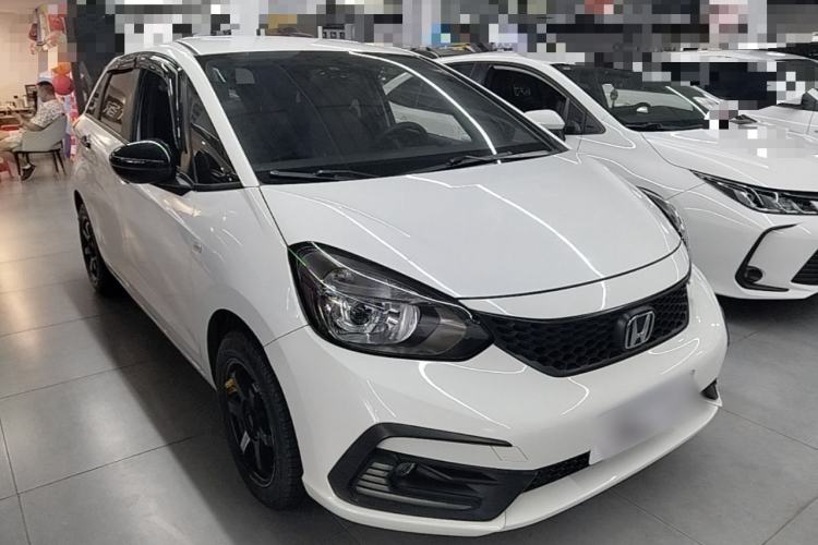 Used Honda Fit 2021 1.5L CVT Trendy Edition Front Right 45 Deg
