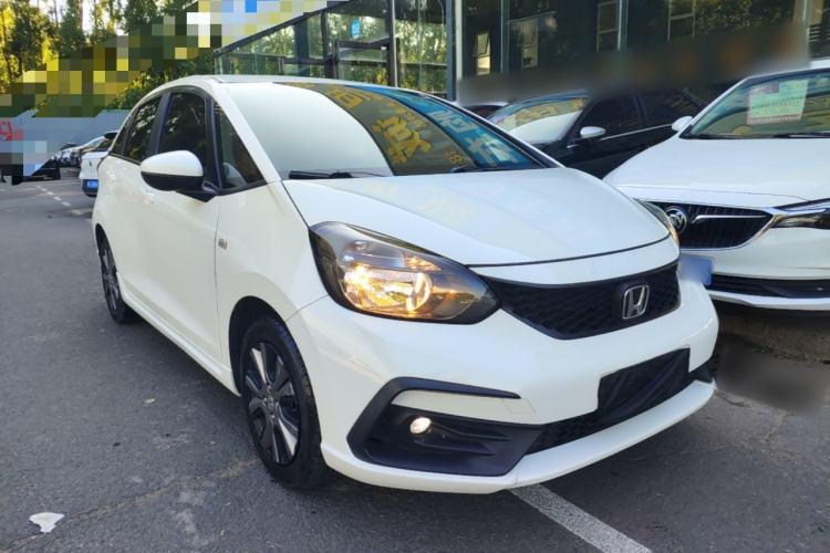 Used Honda Fit 2021 1.5L CVT Trendy Sports Edition Front Right 45 Deg