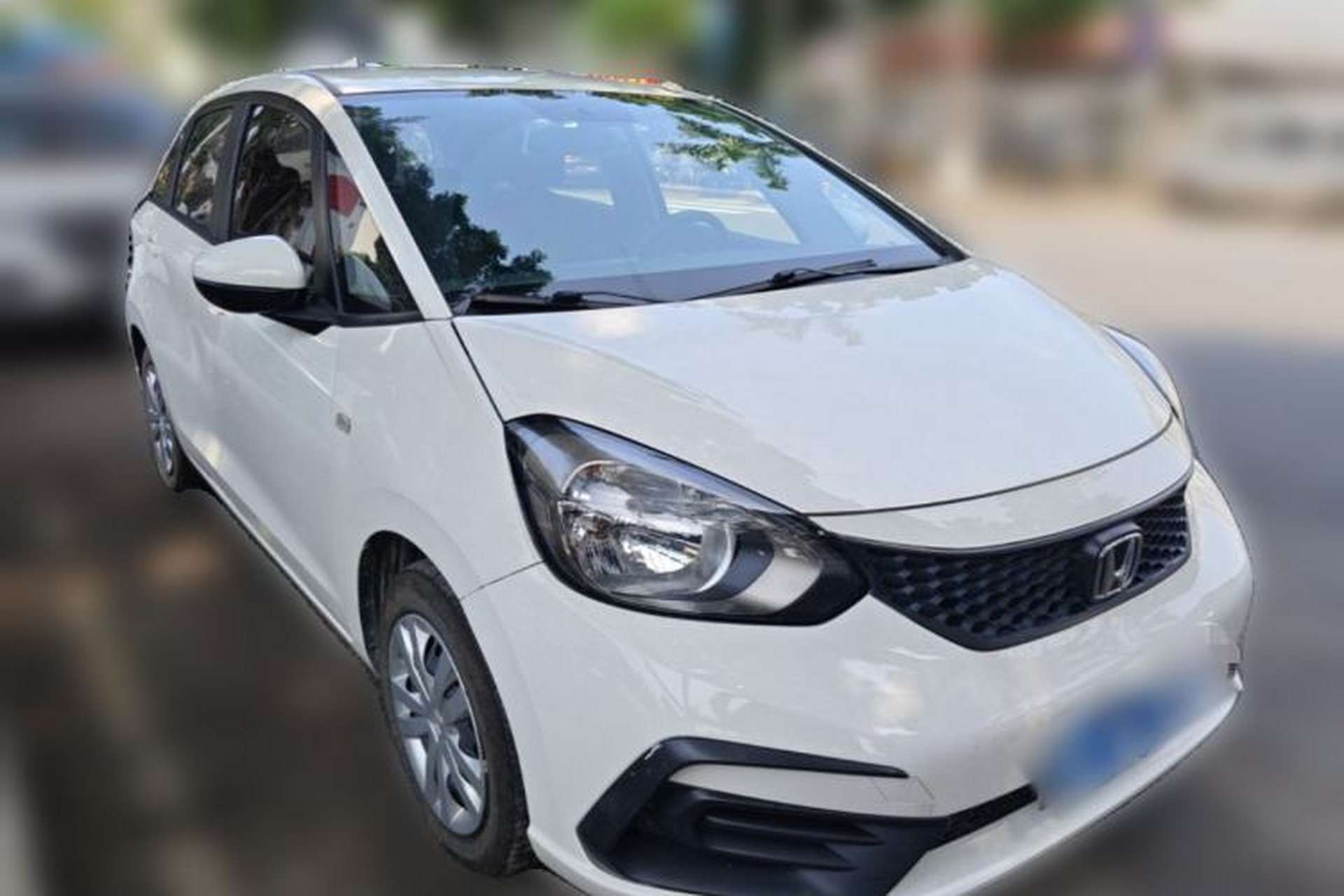 Used Honda Fit 2021 1.5L CVT Trend Edition Front Right 45 Deg