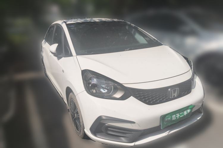 Used Honda Fit 2021 1.5L CVT Trend Edition Front Right 45 Deg