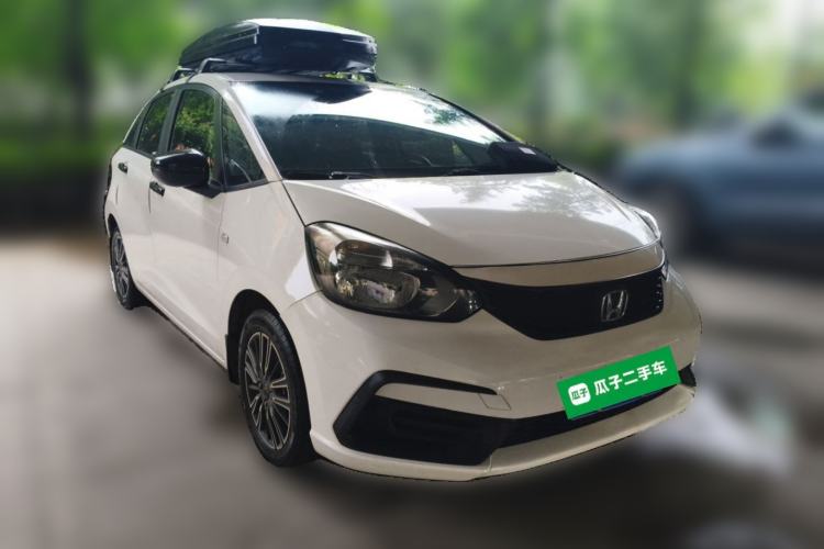 Used Honda Fit 2021 1.5L CVT Trendy Edition Front Right 45 Deg