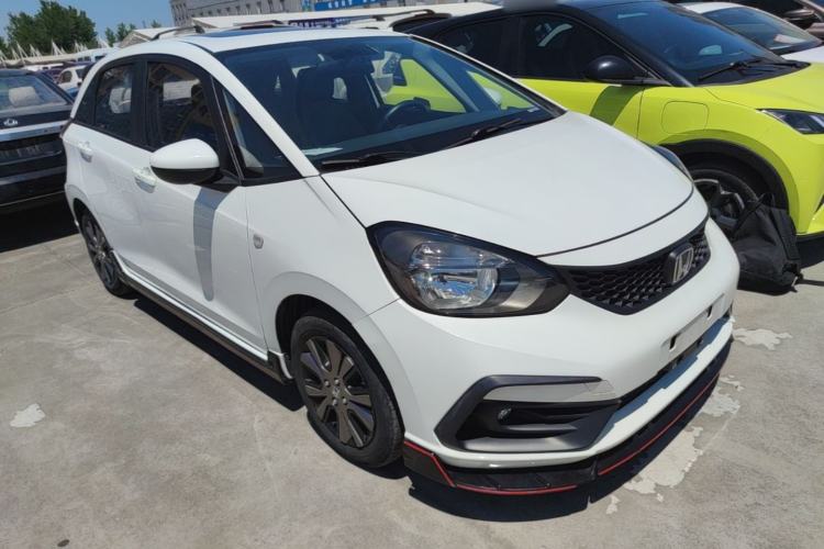 Used Honda Fit 2021 1.5L CVT Trend Edition Front Right 45 Deg