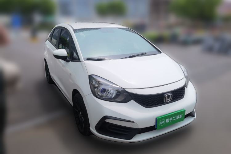 Used Honda Fit 2021 1.5L CVT Trend Edition Front Right 45 Deg