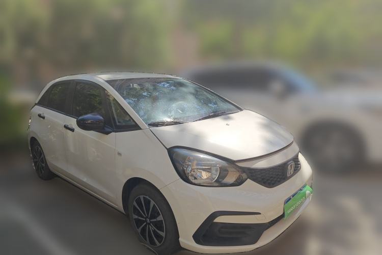 Used Honda Fit 2021 1.5L CVT Trendy Edition Front Right 45 Deg