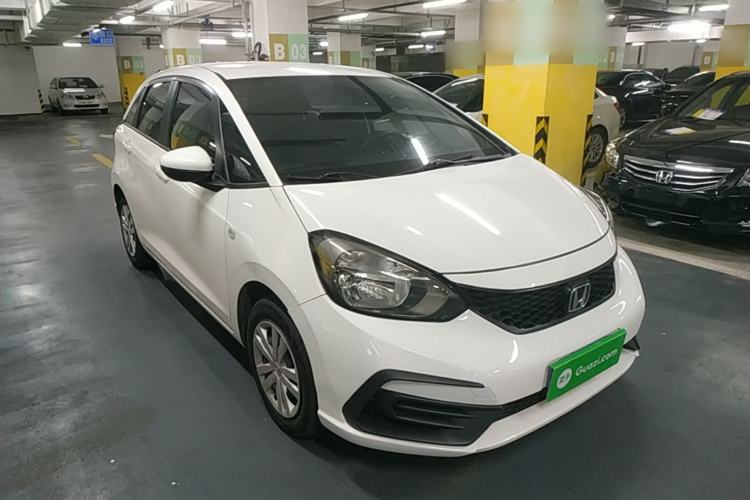 Used Honda Fit 2021 1.5L CVT Trend Edition Front Right 45 Deg