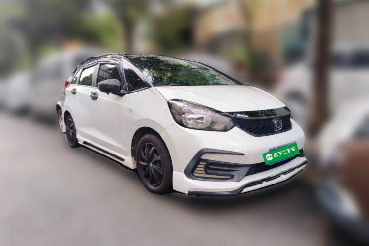 Used Honda Fit 2021 1.5L CVT Trend Edition Front Right 45 Deg