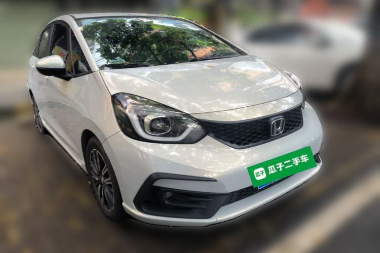Used Honda Fit 2021 1.5L CVT Trendy Run Pro Edition Front Right 45 Deg