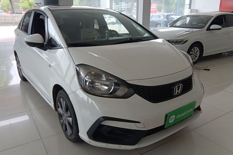 Used Honda Fit 2021 1.5L CVT Trendy Sports Edition Front Right 45 Deg