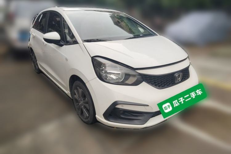 Used Honda Fit 2021 1.5L CVT Trendy Sports Edition Front Right 45 Deg