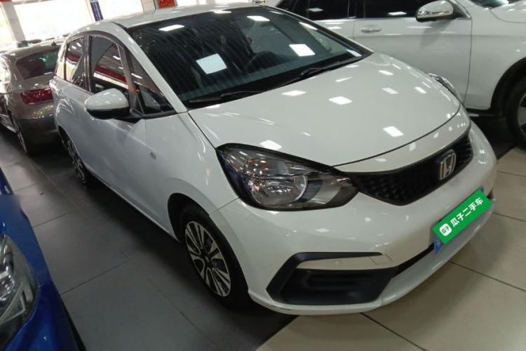 Used Honda Fit 2021 1.5L CVT Trend Edition Front Right 45 Deg