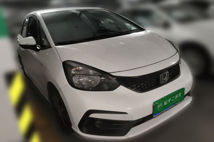 Used Honda Fit 2021 1.5L CVT Trendy Sports Edition Front Right 45 Deg