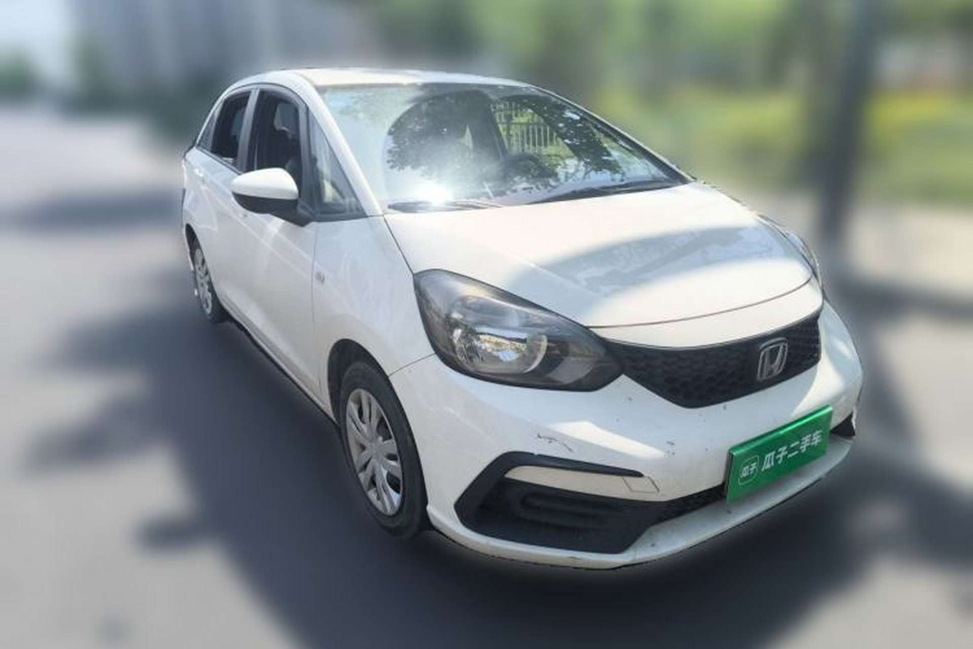 Used Honda Fit 2021 1.5L CVT Trend Edition Front Right 45 Deg