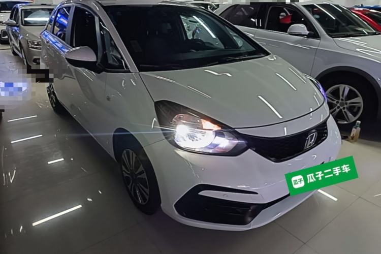 Used Honda Fit 2021 1.5L CVT Trend Edition Front Right 45 Deg