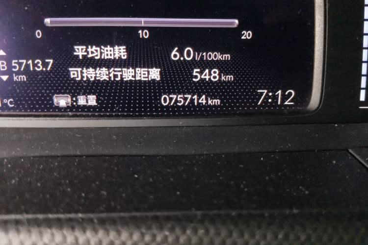 Used Honda Fit 2021 1.5L CVT Trend Edition Odometer Close Up