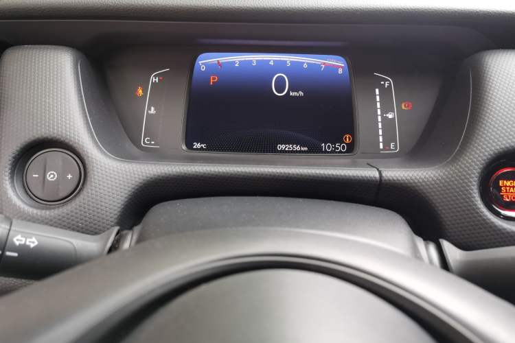 Used Honda Fit 2021 1.5L CVT Trend Edition Odometer Close Up