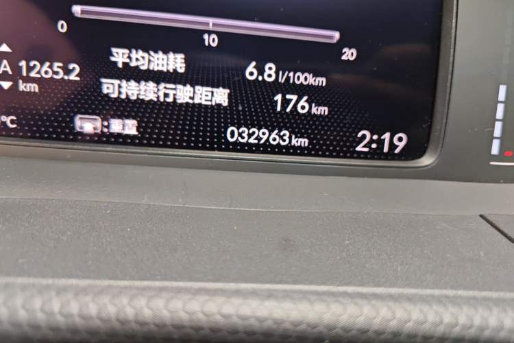 Used Honda Fit 2021 1.5L CVT Trend Edition Odometer Close Up