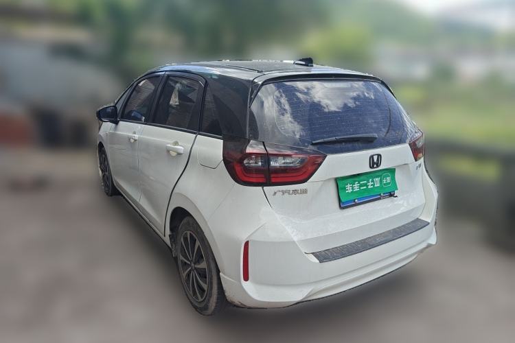 Used Honda Fit 2021 1.5L CVT Trend Edition Rear Left 45 Deg