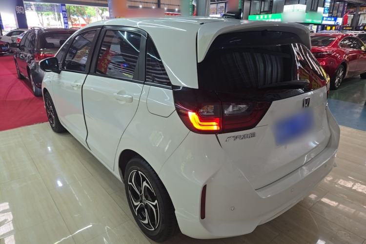 Used Honda Fit 2021 1.5L CVT Trend Edition Rear Left 45 Deg
