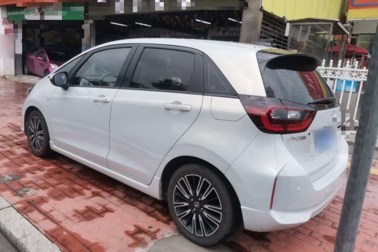 Used Honda Fit 2021 1.5L CVT Trendy Run Pro Edition Rear Left 45 Deg