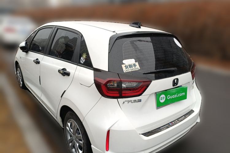 Used Honda Fit 2021 1.5L CVT Trend Edition Rear Left 45 Deg