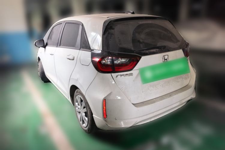 Used Honda Fit 2021 1.5L CVT Trend Edition Rear Left 45 Deg