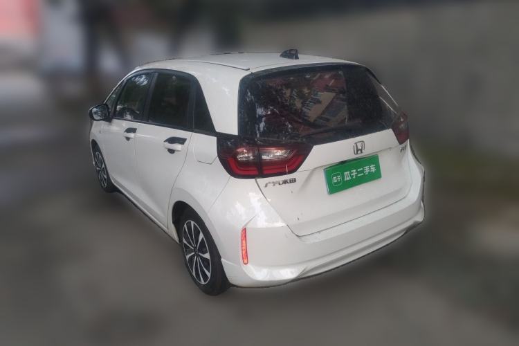 Used Honda Fit 2021 1.5L CVT Trend Edition Rear Left 45 Deg