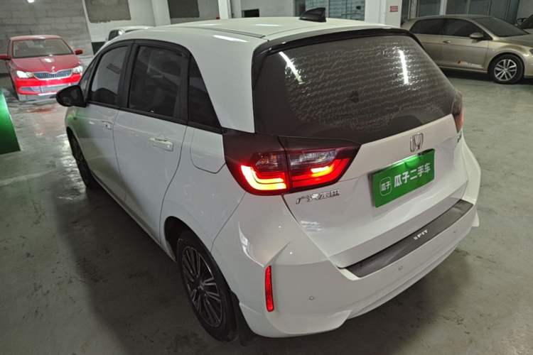 Used Honda Fit 2021 1.5L CVT Trendy Edition Rear Left 45 Deg