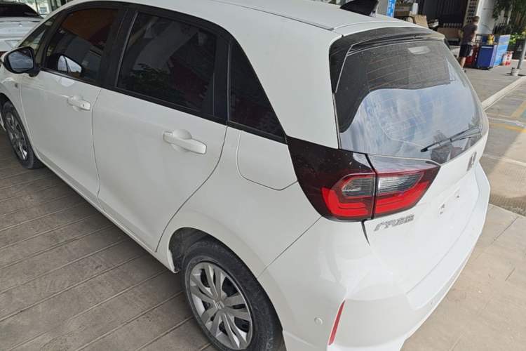 Used Honda Fit 2021 1.5L CVT Trend Edition Rear Left 45 Deg