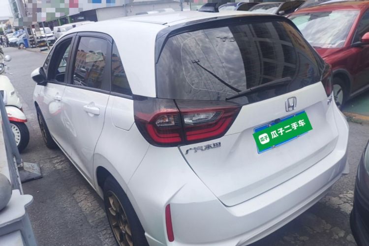 Used Honda Fit 2021 1.5L CVT Trend Edition Rear Left 45 Deg