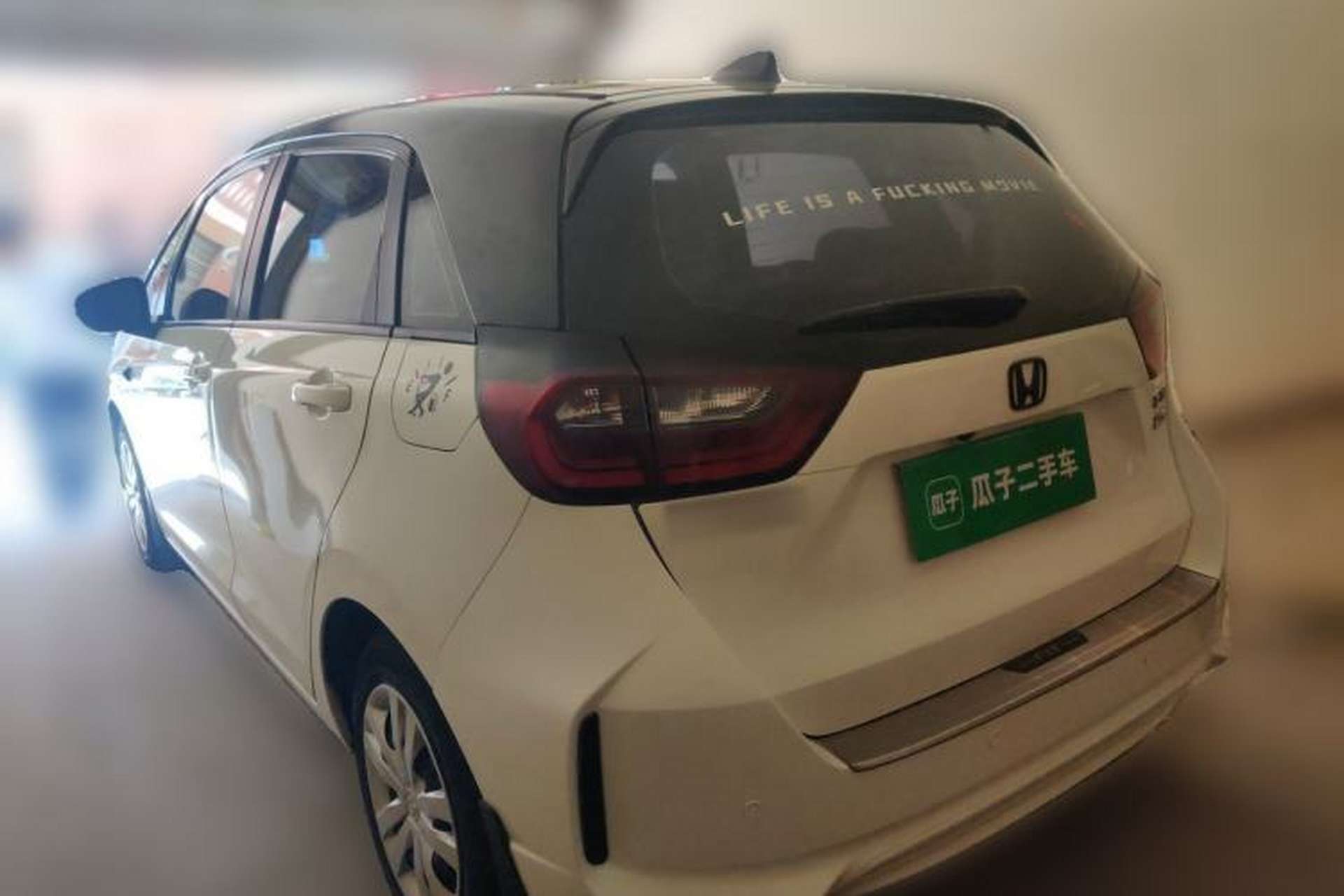 Used Honda Fit 2021 1.5L CVT Trend Edition Rear Left 45 Deg