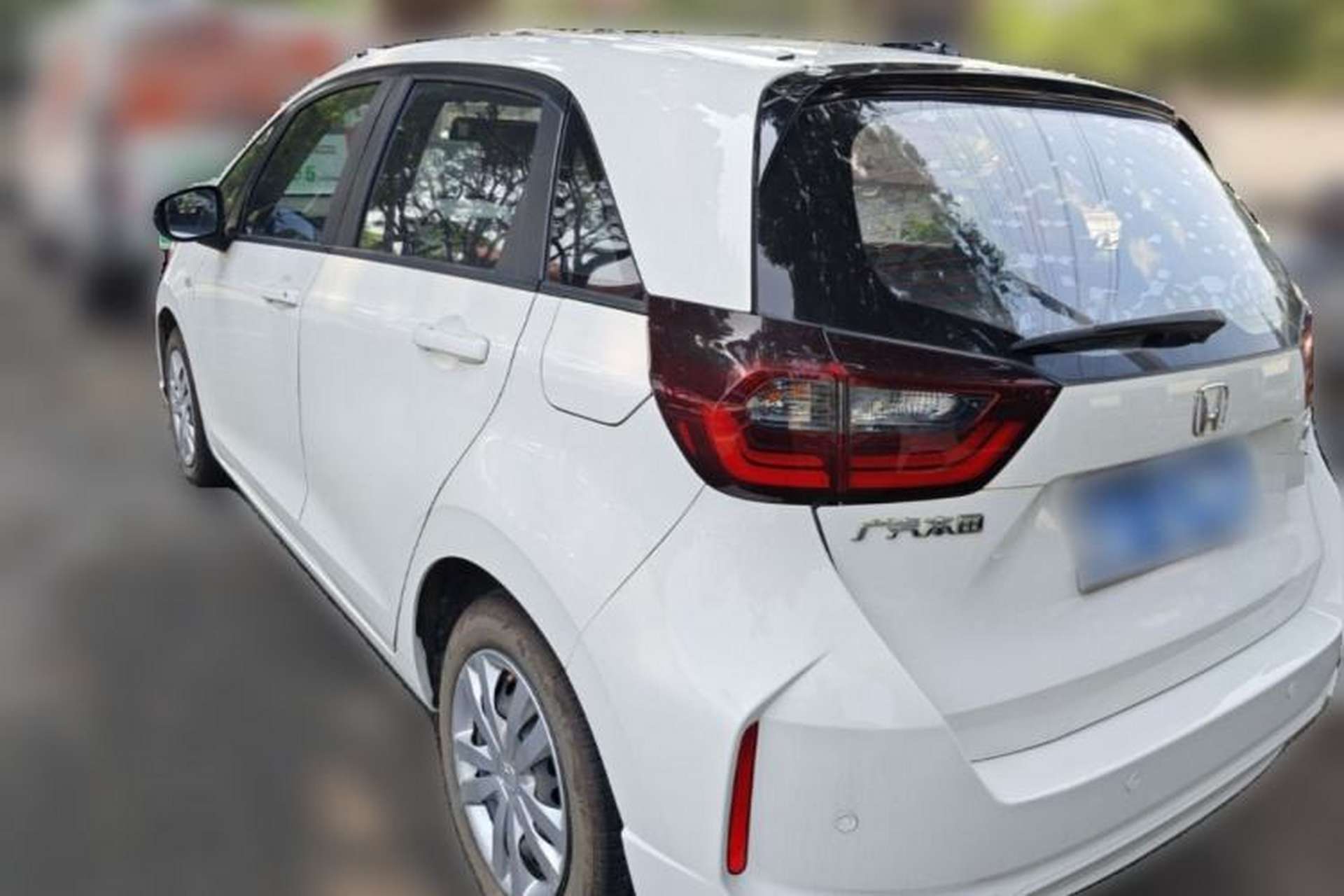 Used Honda Fit 2021 1.5L CVT Trend Edition Rear Left 45 Deg