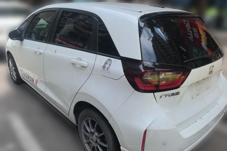 Used Honda Fit 2021 1.5L CVT Trend Edition Rear Left 45 Deg
