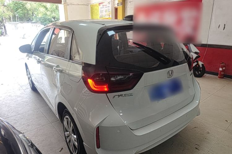 Used Honda Fit 2021 1.5L CVT Trend Edition Rear Left 45 Deg