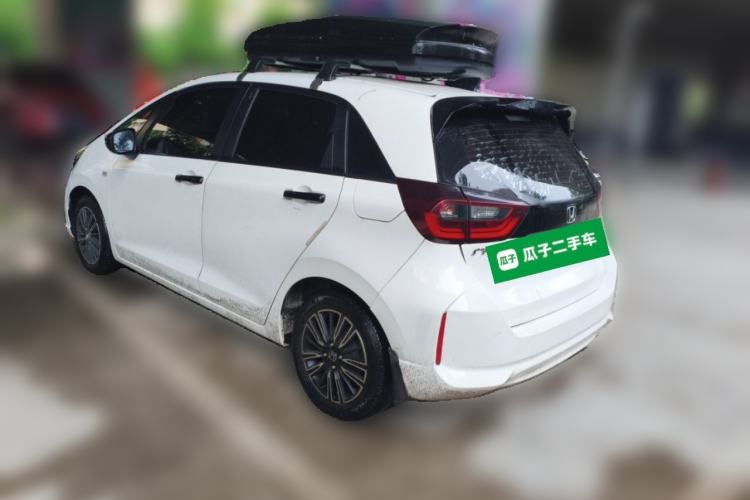 Used Honda Fit 2021 1.5L CVT Trendy Edition Rear Left 45 Deg