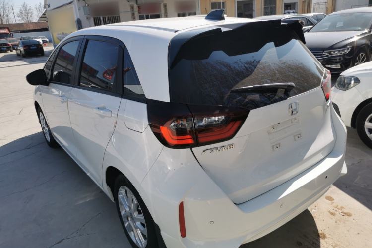 Used Honda Fit 2021 1.5L CVT Trend Edition Rear Left 45 Deg
