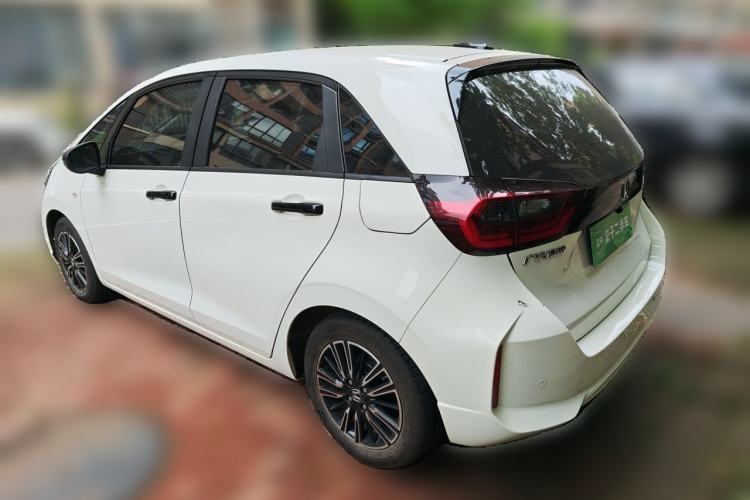 Used Honda Fit 2021 1.5L CVT Trendy Edition Rear Left 45 Deg