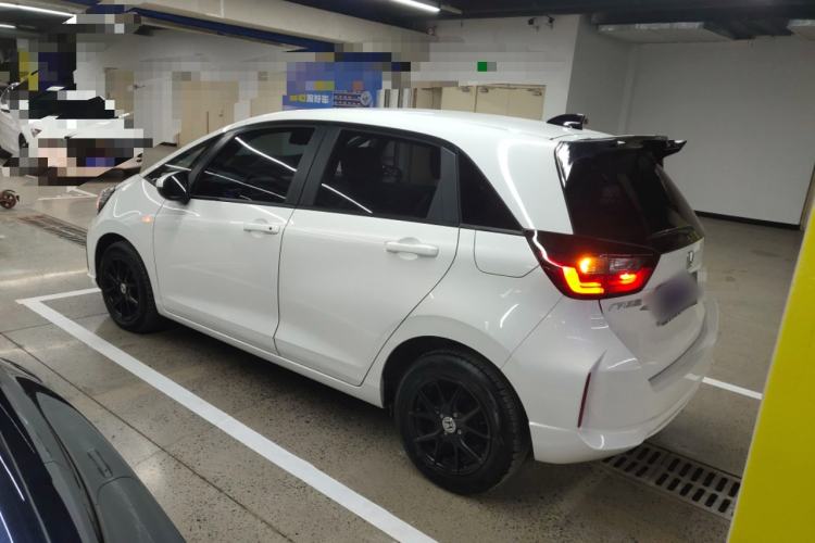 Used Honda Fit 2021 1.5L CVT Trend Edition Rear Left 45 Deg