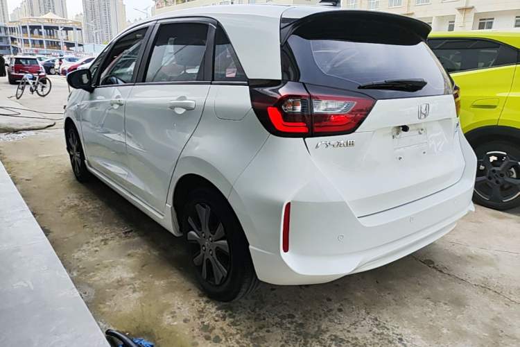Used Honda Fit 2021 1.5L CVT Trendy Sports Edition Rear Left 45 Deg