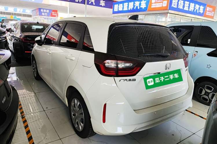 Used Honda Fit 2021 1.5L CVT Trend Edition Rear Left 45 Deg