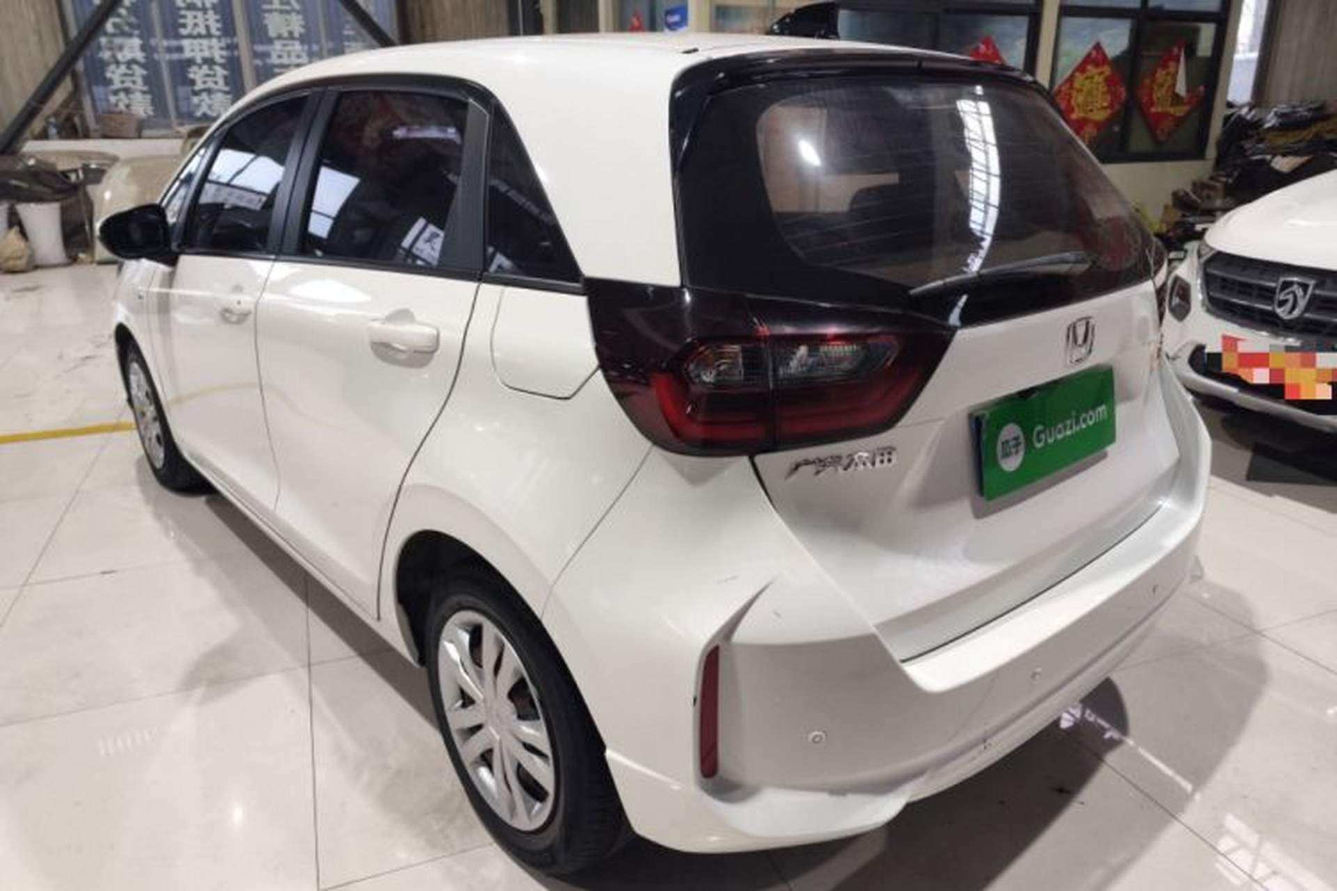 Used Honda Fit 2021 1.5L CVT Trend Edition Rear Left 45 Deg