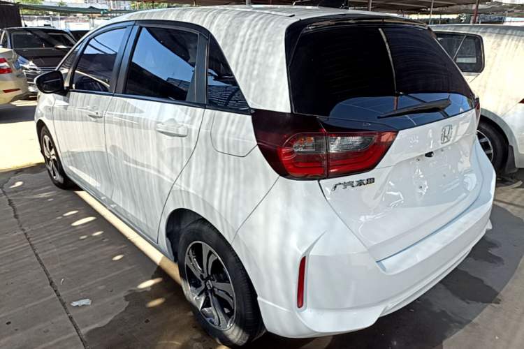 Used Honda Fit 2021 1.5L CVT Trend Edition Rear Left 45 Deg