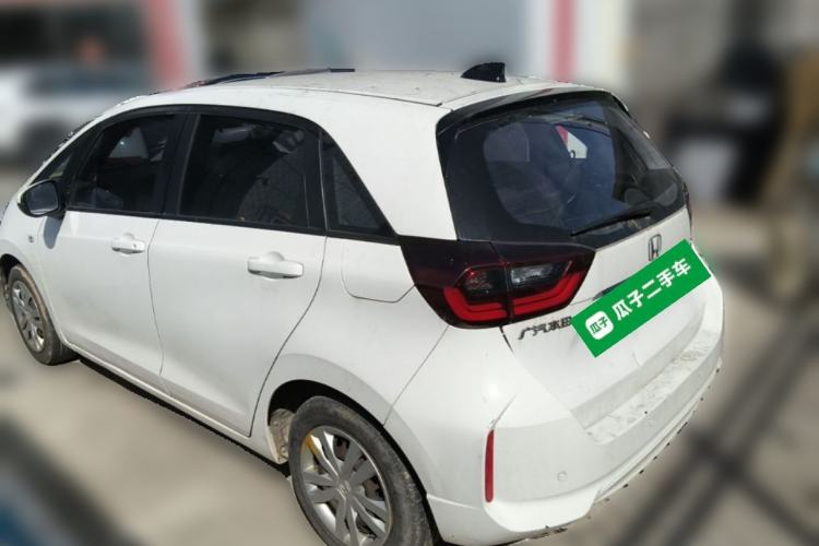 Used Honda Fit 2021 1.5L CVT Trend Edition Rear Left 45 Deg
