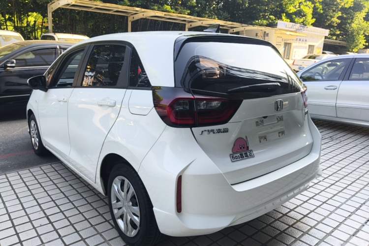 Used Honda Fit 2021 1.5L CVT Trend Edition Rear Left 45 Deg