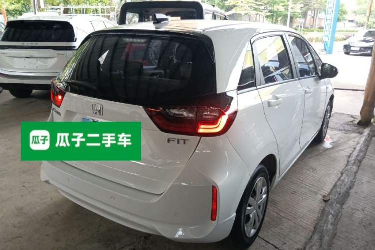 Used Honda Fit 2021 1.5L CVT Trend Edition Rear Right 45 Deg