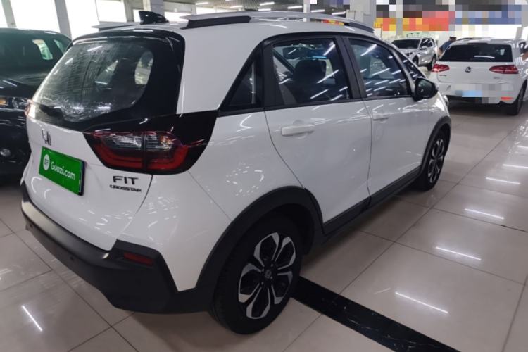 Used Honda Fit 2021 1.5L CVT Trendy Version Rear Right 45 Deg