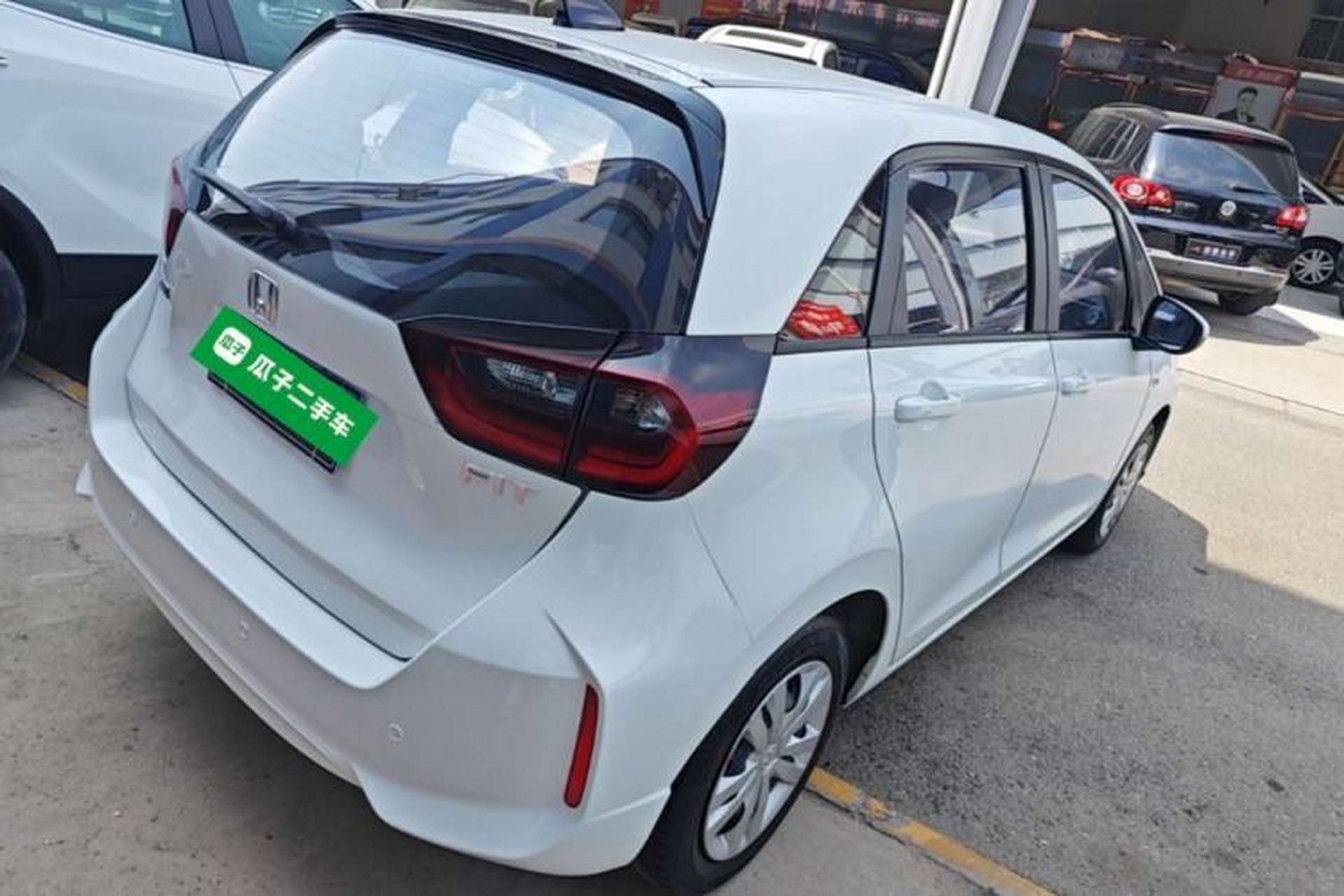 Used Honda Fit 2021 1.5L CVT Trend Edition Rear Right 45 Deg