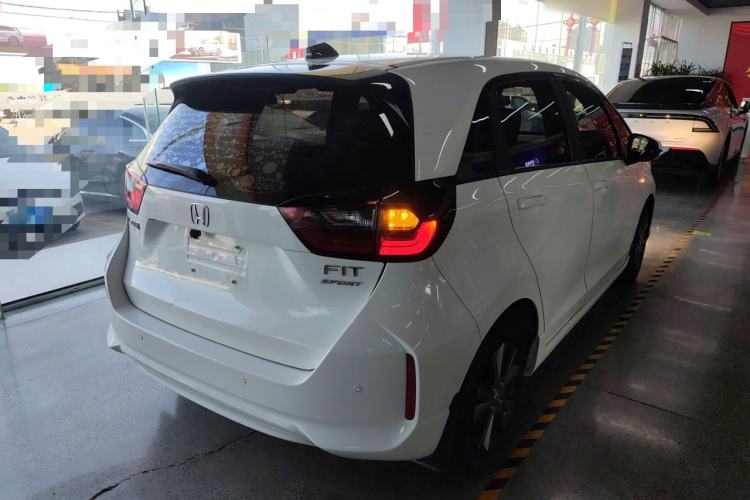 Used Honda Fit 2021 1.5L CVT Trendy Sports Edition Rear Right 45 Deg
