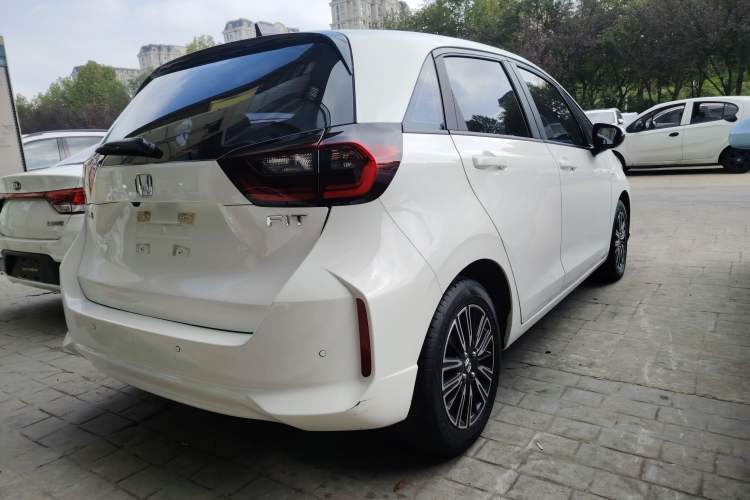 Used Honda Fit 2021 1.5L CVT Trend Edition Rear Right 45 Deg