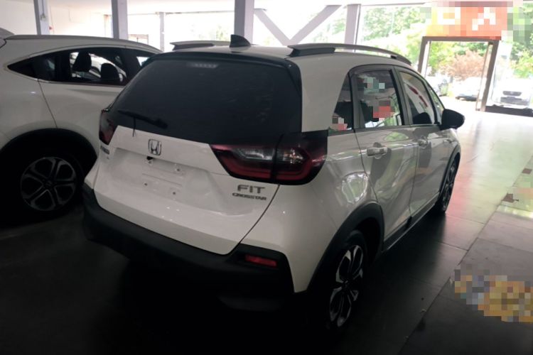 Used Honda Fit 2021 1.5L CVT Trendy Version Rear Right 45 Deg